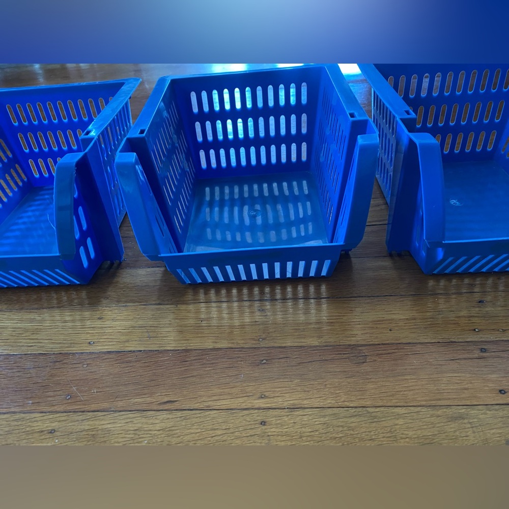 Blue Storage Baskets Set - Picture 3 of 5
